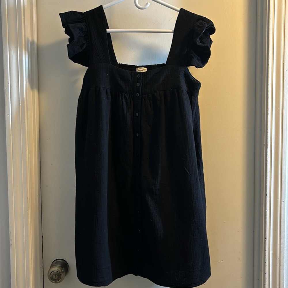 Entry Black Babydoll Dress Small View 2
